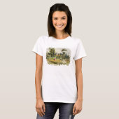 Terrace Garden, Abtei Woburn (Chromolitho) T-Shirt (Vorne ganz)
