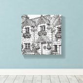 Terrace House #22 Leinwanddruck (Insitu (Holzboden))
