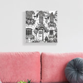 Terrace House #29 Leinwanddruck (Insitu (Wohnzimmer))