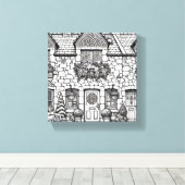 Terrace House #32 Leinwanddruck (Insitu (Holzboden))