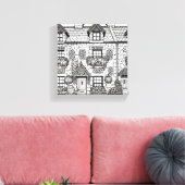 Terrace House #37 Leinwanddruck (Insitu (Wohnzimmer))