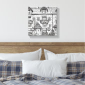 Terrace House #37 Leinwanddruck (Insitu (Schlafzimmer))