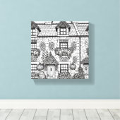 Terrace House #37 Leinwanddruck (Insitu (Holzboden))