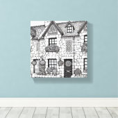 Terrace House #38 Leinwanddruck (Insitu (Holzboden))