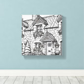 Terrace House #40 Leinwanddruck (Insitu (Holzboden))