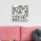 Terrace House #41 Leinwanddruck (Insitu (Wohnzimmer))