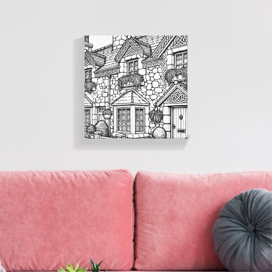 Terrace House #41 Leinwanddruck (Insitu (Wohnzimmer))