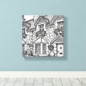 Terrace House #41 Leinwanddruck (Insitu (Holzboden))