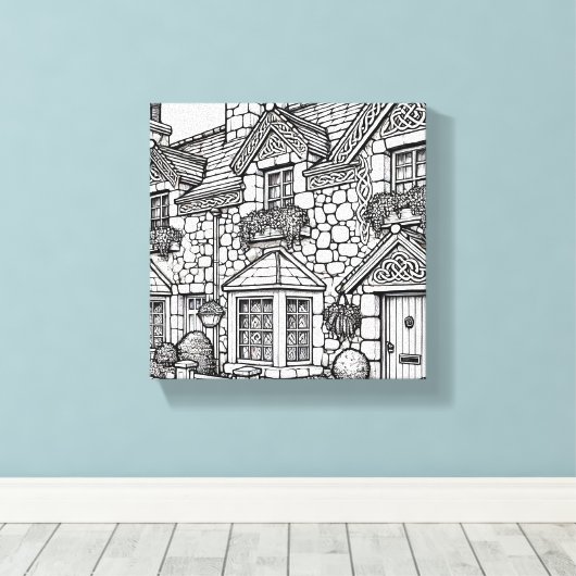 Terrace House #41 Leinwanddruck (Insitu (Holzboden))