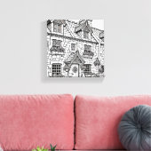 Terrace House #42 Leinwanddruck (Insitu (Wohnzimmer))