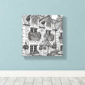 Terrace House #48 Leinwanddruck (Insitu (Holzboden))