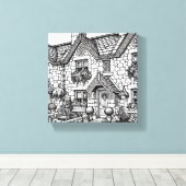 Terrace House #8 Leinwanddruck (Insitu (Holzboden))