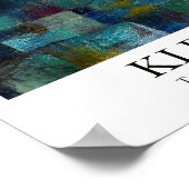 Terraced Garden von Paul Klee Poster (Ecke)