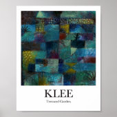 Terraced Garden von Paul Klee Poster (Vorne)