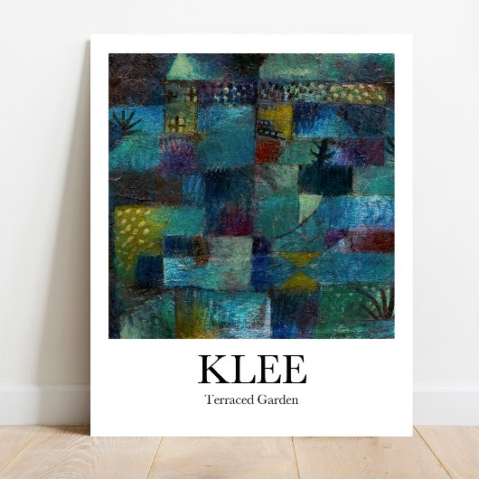Terraced Garden von Paul Klee Poster