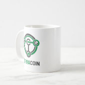 Terracoin Logo-klassische Tasse für Righties (Vorderseite Links)