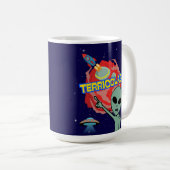 Terracolas - Alien-Angst vor Menschen Kaffeetasse (VorderseiteRechts)