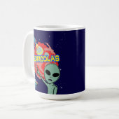 Terracolas - Alien-Angst vor Menschen Kaffeetasse (Vorderseite Links)