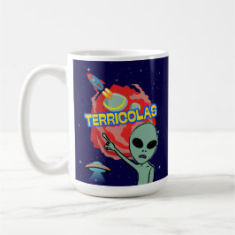 Terracolas - Alien-Angst vor Menschen Kaffeetasse