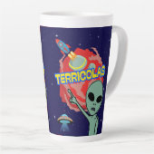 Terracolas - Alien-Angst vor Menschen Milchtasse (Rechte Ecke)