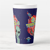 Terracolas - Alien-Angst vor Menschen Milchtasse (Vorderseite)