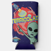 Terracolas - Alien-Angst vor Menschen Selters Dosenkühler (Vorderseite)