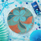 Terracool Bloom Schreibtisch-Organizer Pappteller (Party)