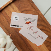 Terracota Bestellung Vielen Dank für Ihr kleines B Visitenkarte