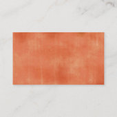 Terracota Pumpkin Boho Arch Floral Diaper Raffle Begleitkarte (Rückseite)