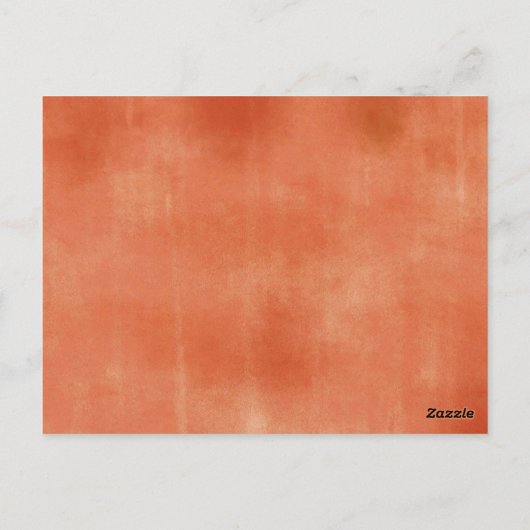 Terracota Pumpkin Rustikale Bücher für Kinder Postkarte (Rückseite)