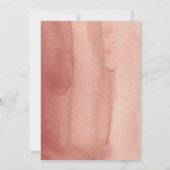 Terracota und Cactus Birthday Fiesta Party Einladung (Rückseite)