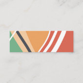 Terracotta abstrakt mini visitenkarte (Vorderseite)