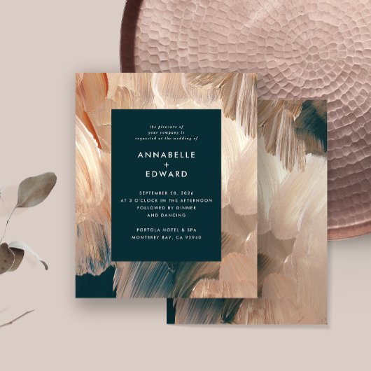 Terracotta aquamarine malerische moderne stilvolle