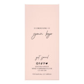 Terracotta Arch Bohemische Logos Nägel Wellness-Ce Werbekarte (Hinten)