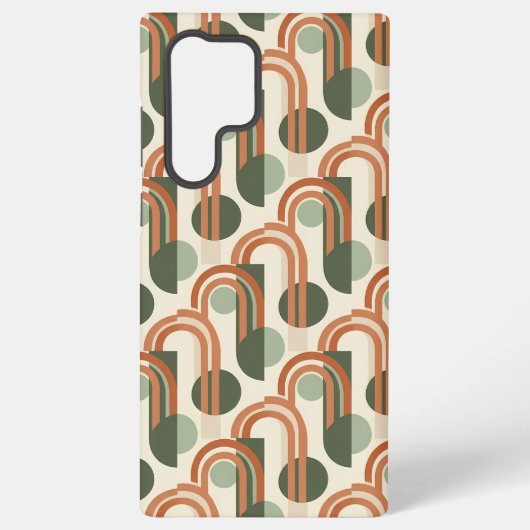 Terracotta Arch Pattern Phone Case Samsung Galaxy Hülle (Rückseite)