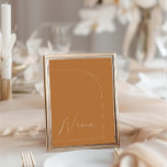 Terracotta Arch Table Nine Tischnummer<br><div class="desc">Konzipiert für die "Arches Minimalistische" Einladungs-Kollektion für Hochzeiten. Klicken Sie zum Ändern der Details auf "Details". Um den Text zu verschieben oder die Größe, den Schriftart oder die Farbe zu ändern, klicken Sie auf "Bearbeiten mit dem Entwurfswerkzeug". Sehen Sie sich den Sammellink auf dieser Seite an, um alle passenden Elemente...</div>