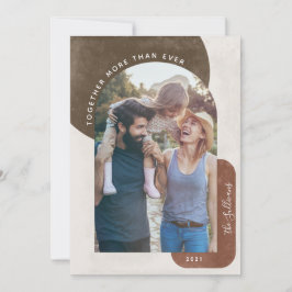 Terracotta Arch Together mehr als je zuvor Foto Feiertagskarte