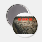 Terracotta Army China - Pro Foto Magnet (Vorderseite/Rückseite)