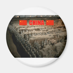 Terracotta Army China - Pro Foto Magnet