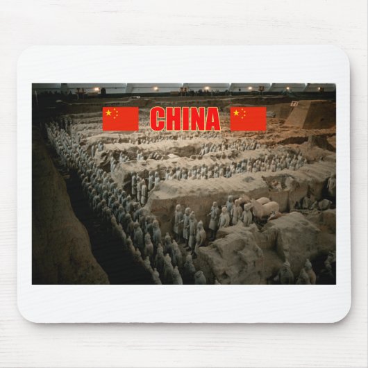 Terracotta Army China - Pro Foto Mousepad (Vorne)