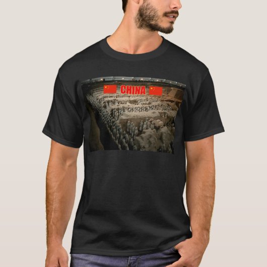 Terracotta Army China - Pro Foto T-Shirt (Vorderseite)