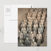 Terracotta Army Postkarte (Vorne/Hinten)