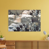 Terracotta Army, Qin Dynasty, 210 v. Chr. Leinwanddruck (Insitu (Wohnzimmer))