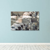 Terracotta Army, Qin Dynasty, 210 v. Chr. Leinwanddruck (Insitu (Holzboden))