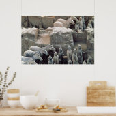 Terracotta Army, Qin Dynasty, 210 v. Chr. Poster (Küche)