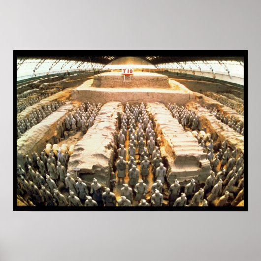 Terracotta Army, Qin Dynasty, 210 v. Chr. Poster (Vorne)