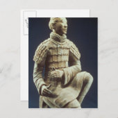 Terracotta Army, Qin Dynasty, 210 v. Chr. Postkarte (Vorne/Hinten)