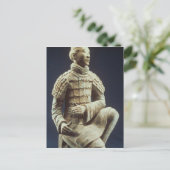 Terracotta Army, Qin Dynasty, 210 v. Chr. Postkarte (Stehend Vorderseite)