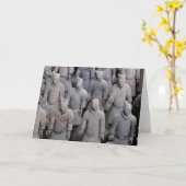 Terracotta Army, Xi'an, China - Karte (Gelbe Blume)