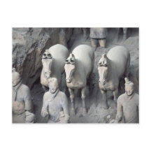 Terracotta Army, Xian, China, Postcard